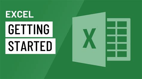 Getting Started with Excel .
